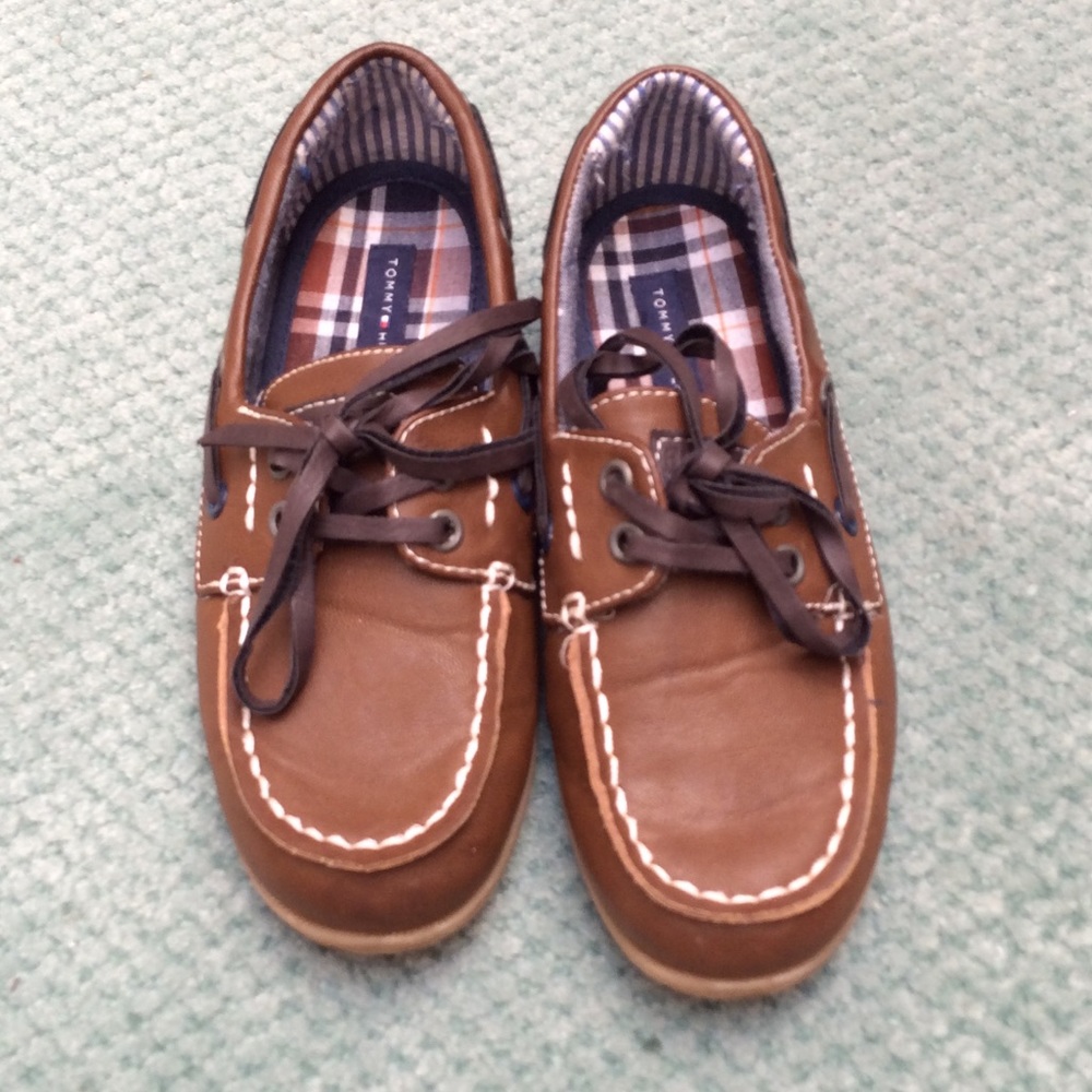 Tommy Hilfiger Boys Brown Loafers